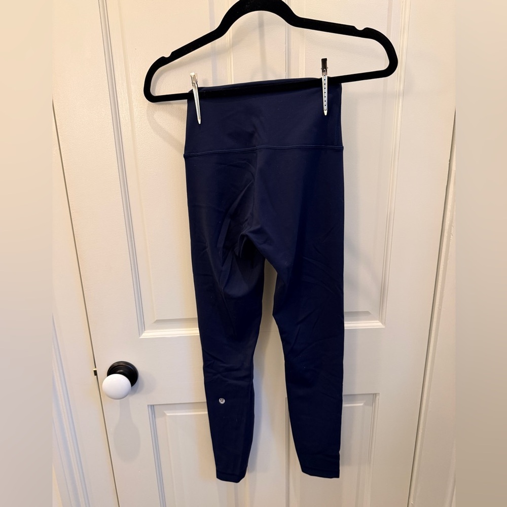 Wunder Train High-Rise Tight 25" Navy Sz 4